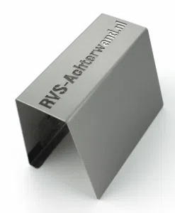 Alternative view of RVS plaat op maat - Anti-fingerprint - Geborsteld