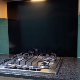 Keuken achterwand zwart - Ral 9005 - Gitzwart