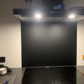 Keuken achterwand Zwart - Mat - Anti-fingerprint