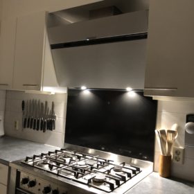 Keuken achterwand Zwart - GunMetal - Metallic
